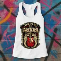 I Know ItS Only Rock And Roll Women's Tank Top thumb 3