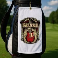 I Know ItS Only Rock And Roll Golf Towel thumb 2