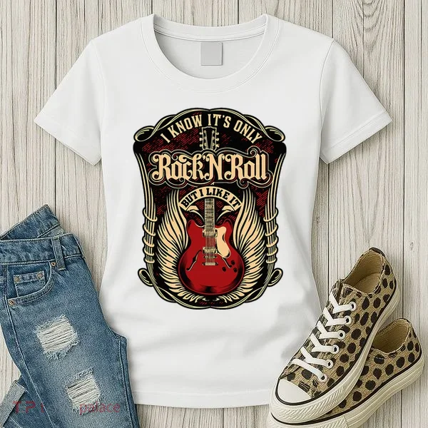 I Know ItS Only Rock And Roll Women's T-Shirt