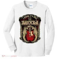 I Know ItS Only Rock And Roll Kids Long Sleeve Shirt thumb 0