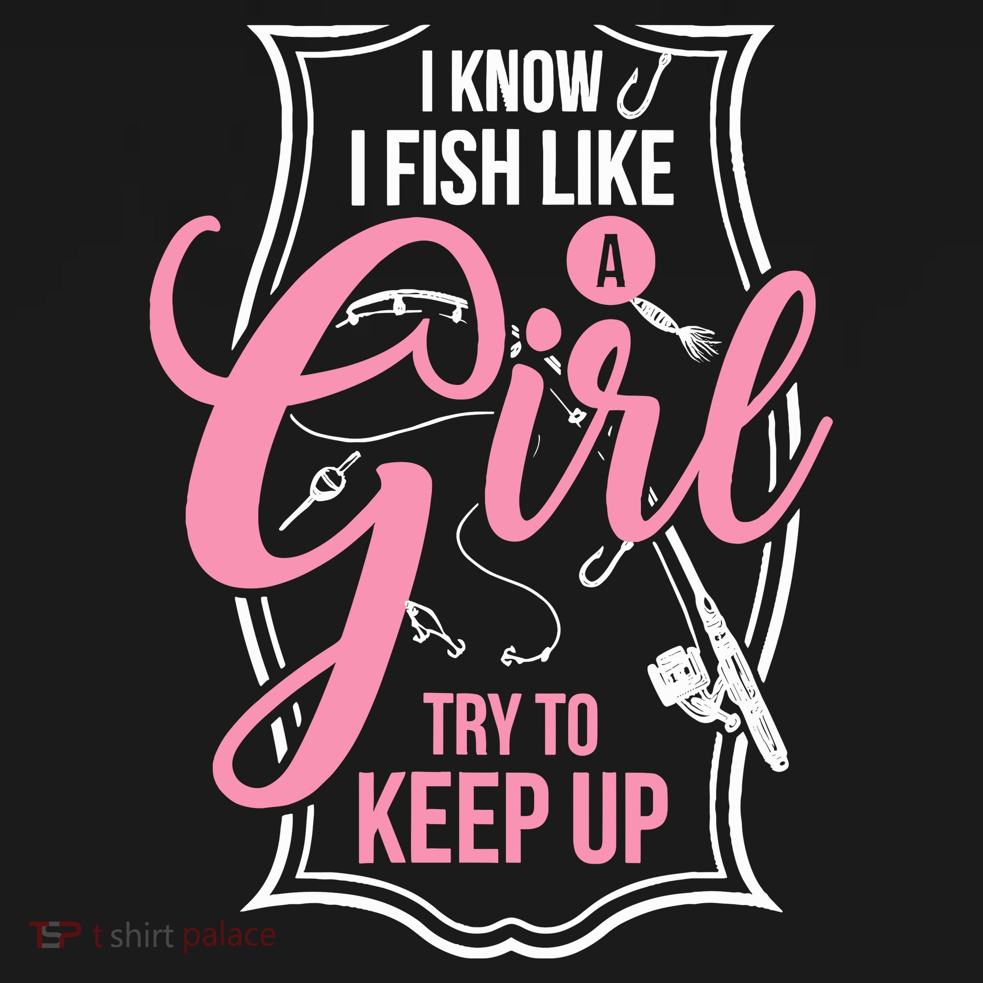 I Know I Fish Like A Girl Try To Keep Up Ornament