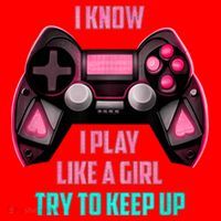 I Know I Play Like A Girl Funny Gamer Santa Hat thumb 1