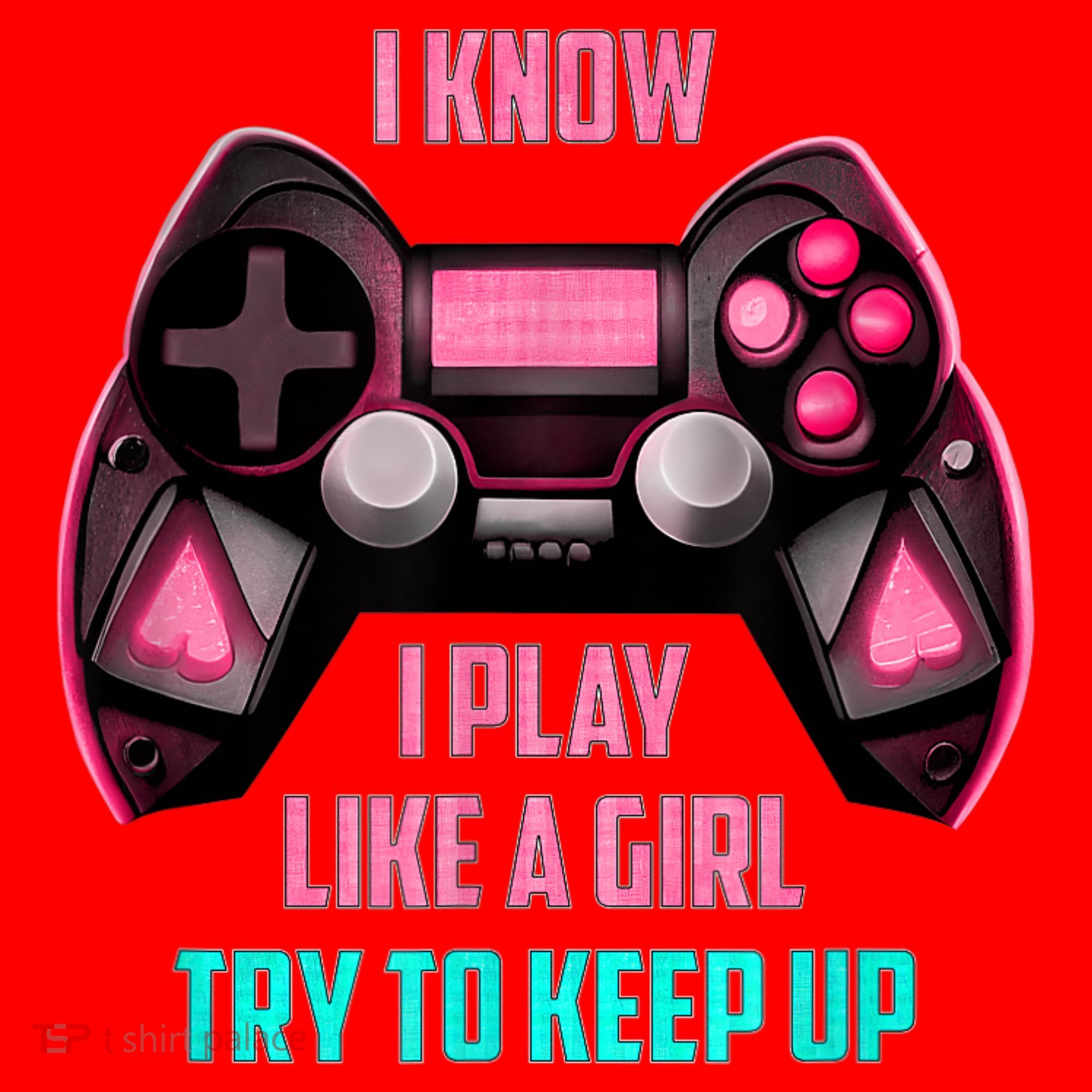 I Know I Play Like A Girl Funny Gamer Santa Hat