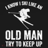 I Know I Ski Like An Old Man Try To Keep Up Skier Visor thumb 3