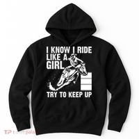 I Know I Ride Like Girl Try To Keep Barrel Racing Hoodie thumb 0