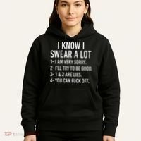I Know I Swear A Lot Hoodie thumb 5