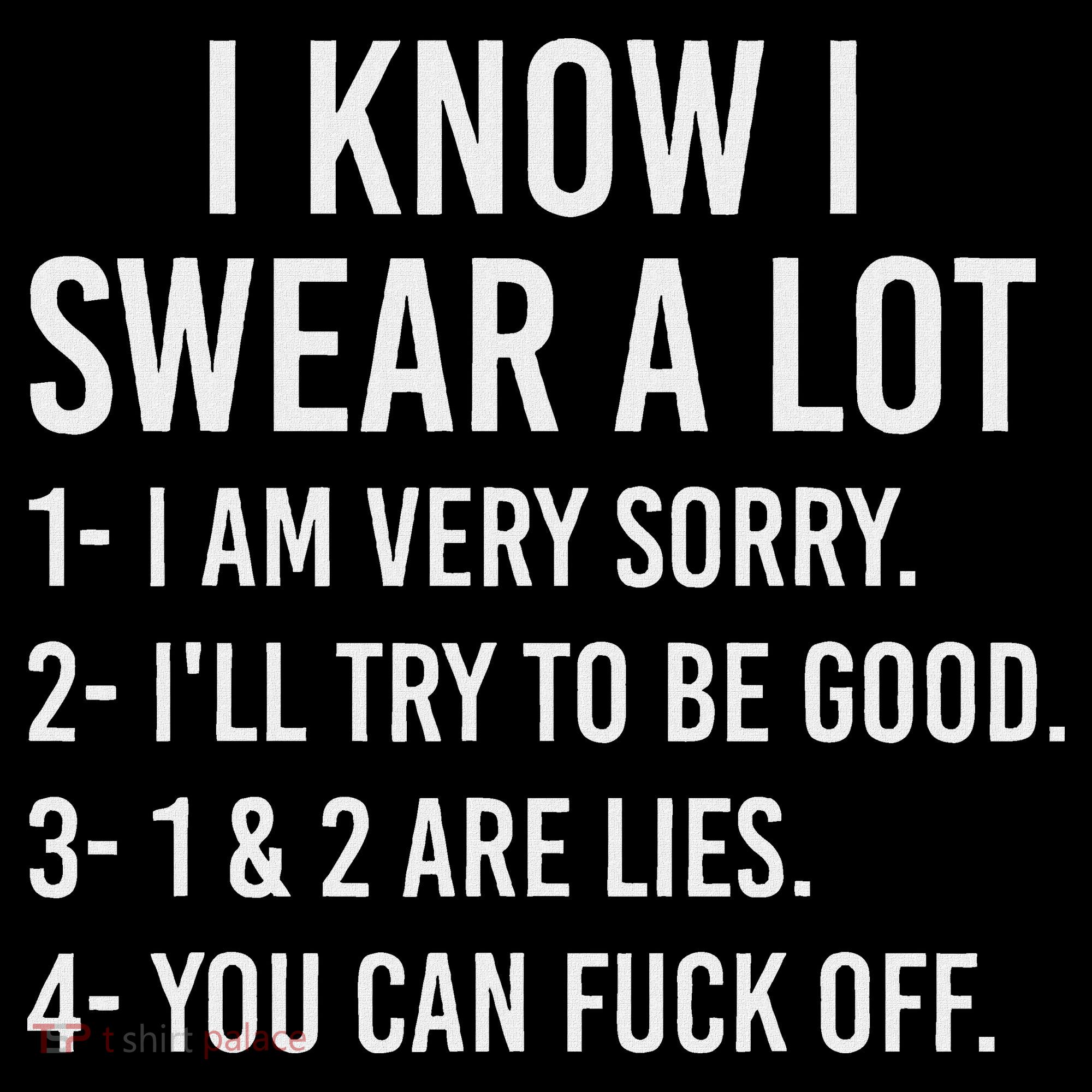 I Know I Swear A Lot Women's Hoodie