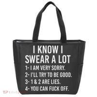 I Know I Swear A Lot Tote Bag thumb 0