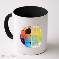 I Know I Play Like A Girl Try To Keep Up Funny Soccer Gift Coffee Mug thumb 0