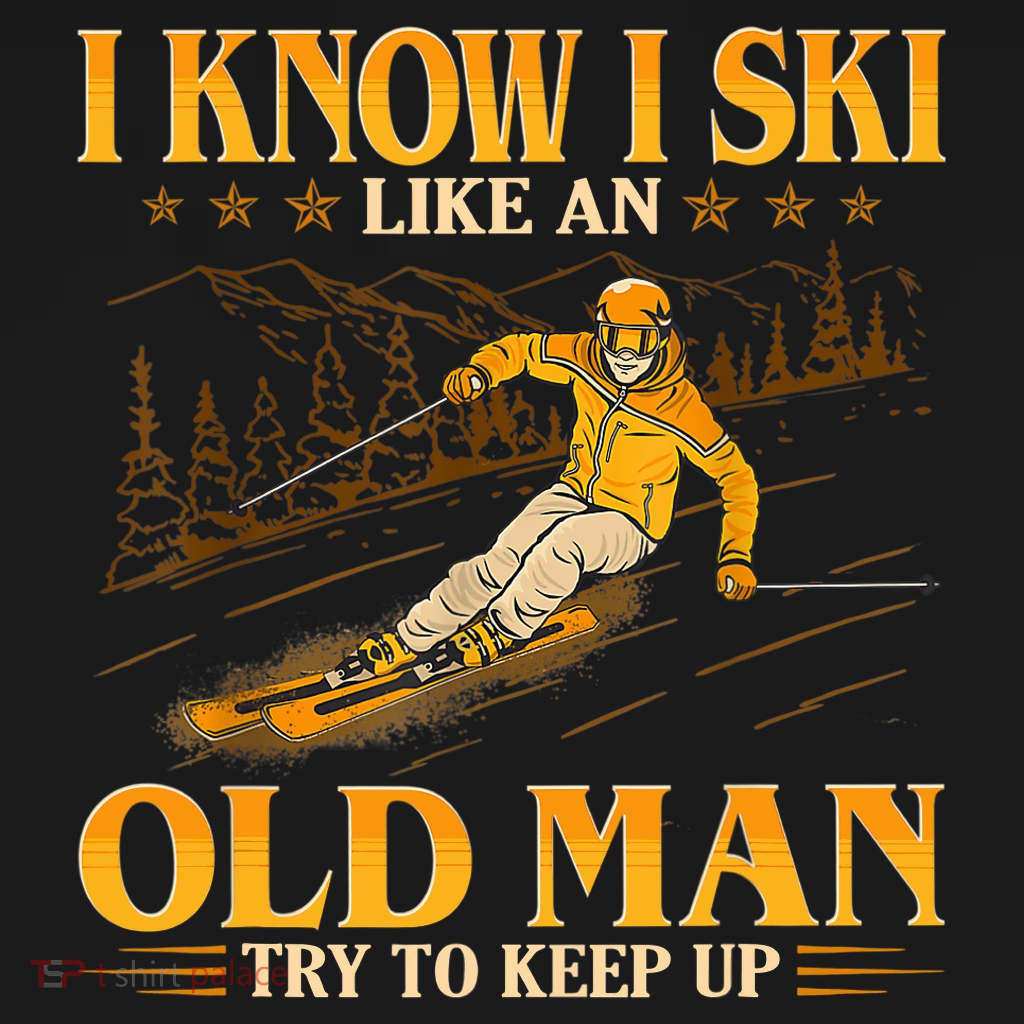I Know I Ski Like An Old Man Try To Keep Up Ornament