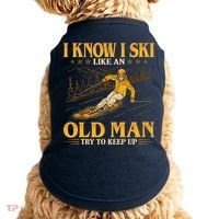 I Know I Ski Like An Old Man Try To Keep Up Doggie Tank thumb 0