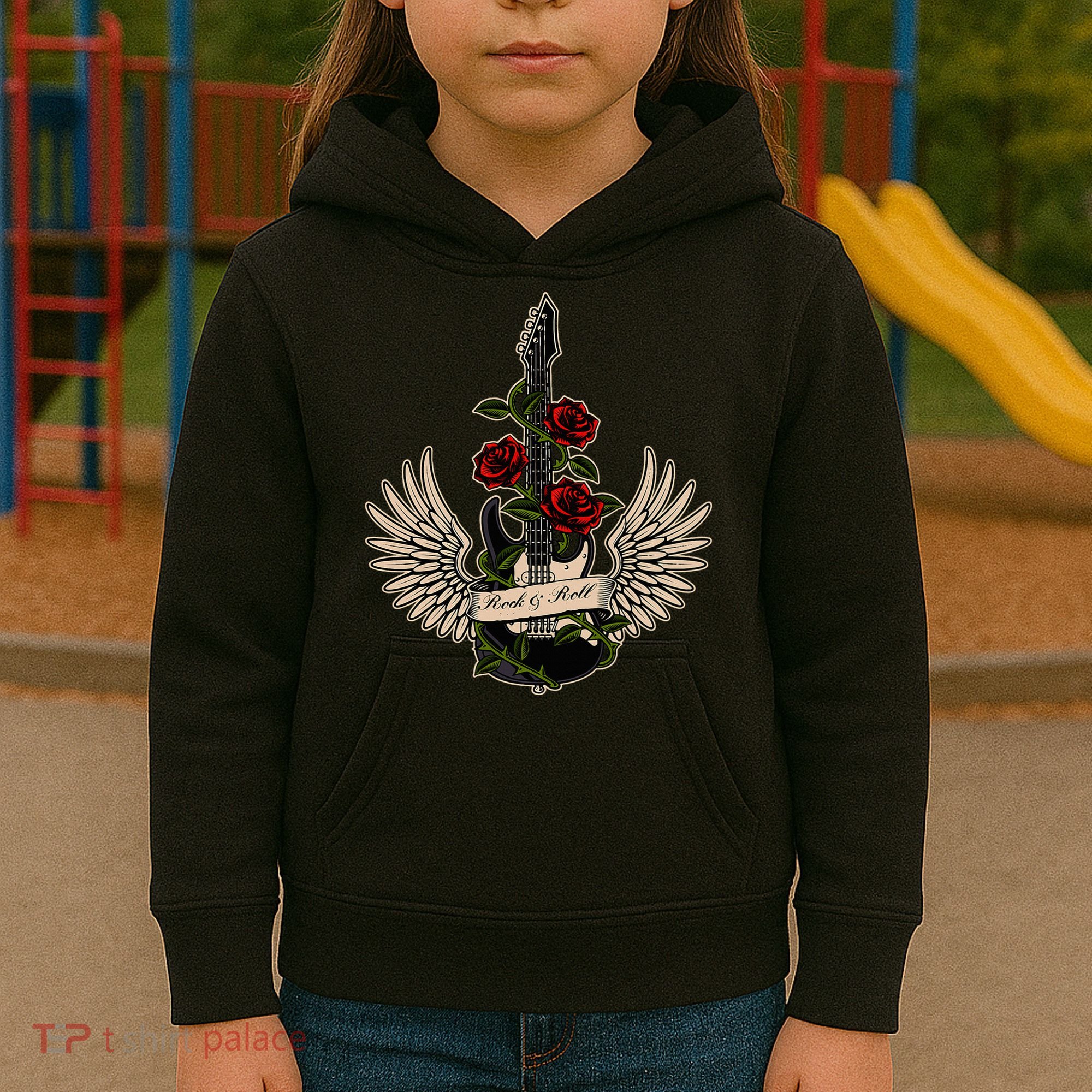 I Know ItS Only Rock And Roll Kids Hoodie