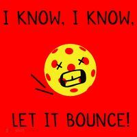 I Know I Know Let It Bounce Funny Pickleball Saying Santa Hat thumb 1