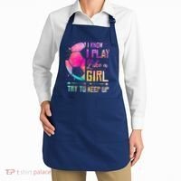 I Know I Play Like A Girl Soccer Apron thumb 2