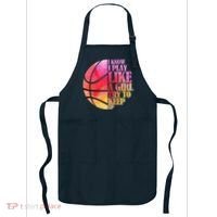 I Know I Play Like A Girl Try To Keep Up Basketball Apron thumb 0