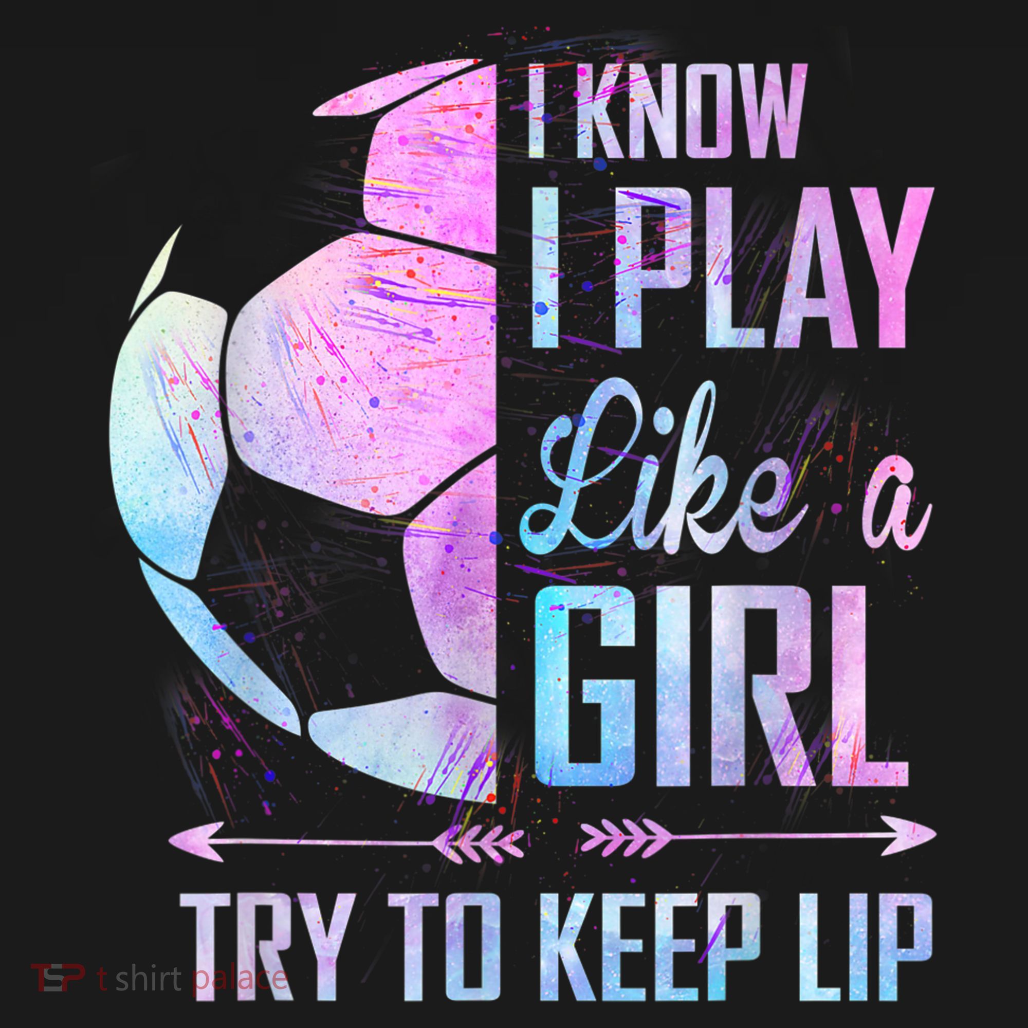 I Know I Play Like A Girl Soccer TShirt Mousepad