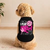 I Know I Play Like A Girl Try To Keep Up Paddleball Player Doggie Tank thumb 2