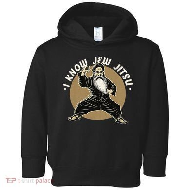I Know Jew Jitsu Toddler Hoodie