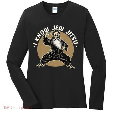 I Know Jew Jitsu Women's Long Sleeve Shirt