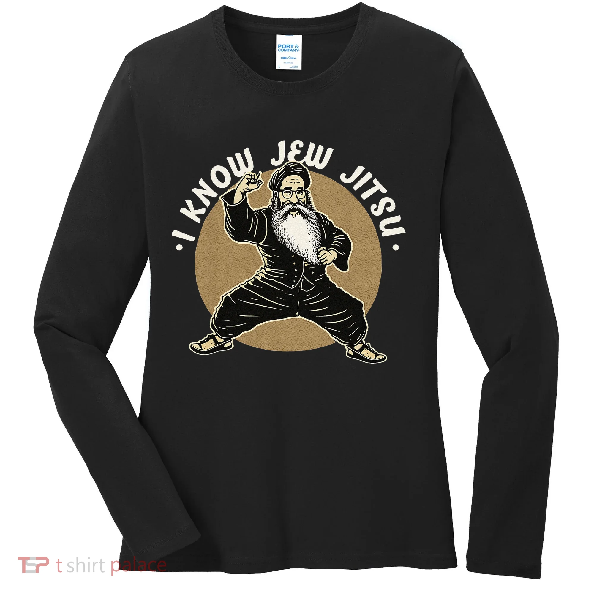 I Know Jew Jitsu Women's Long Sleeve Shirt