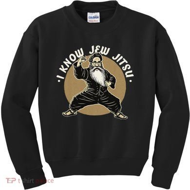 I Know Jew Jitsu Kids Sweatshirt