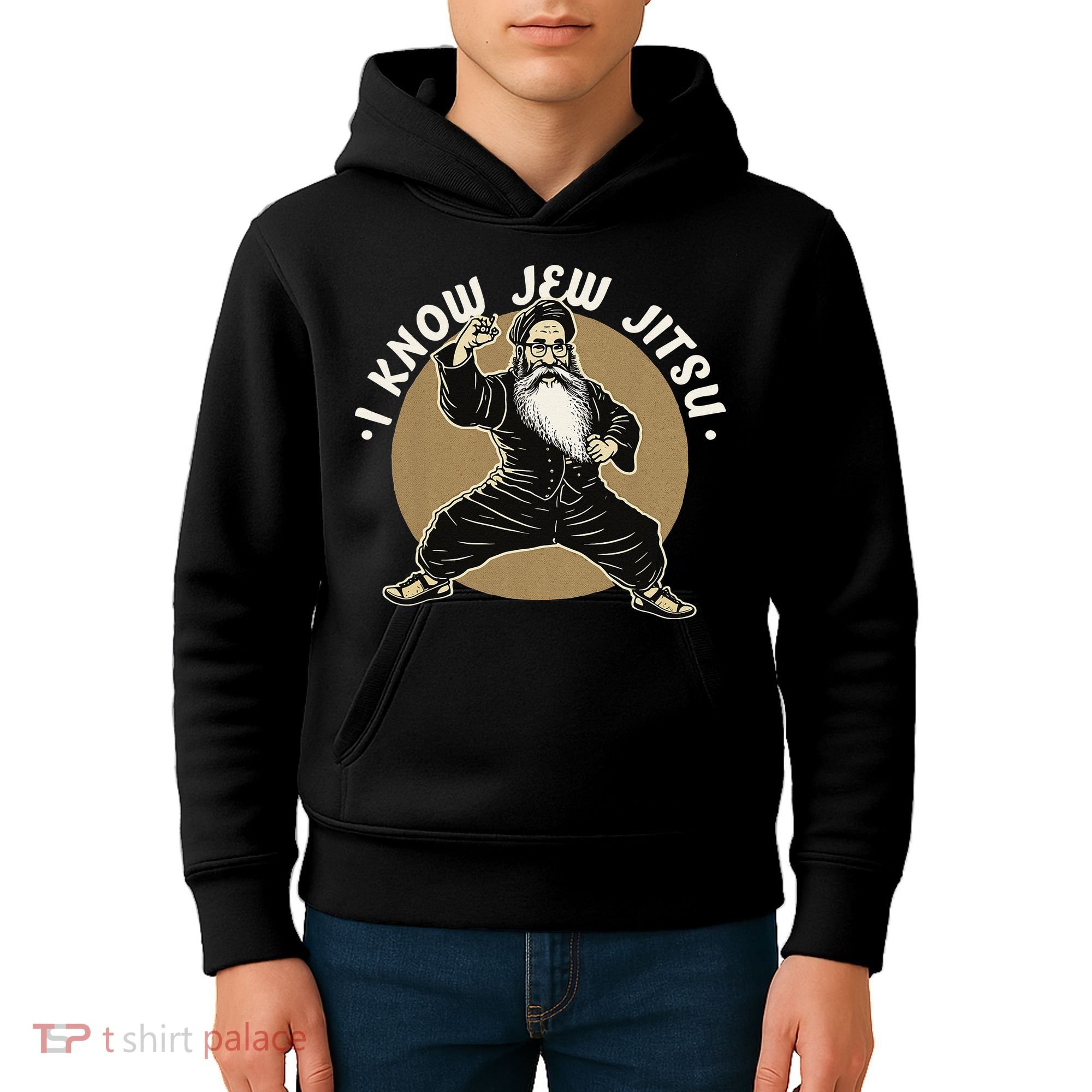 I Know Jew Jitsu Kids Hoodie