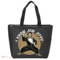 I Know Jew Jitsu Tote Bag thumb 0