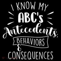 I Know My ABC's Behavior Analyst Therapist Psychologist Hoodie thumb 7