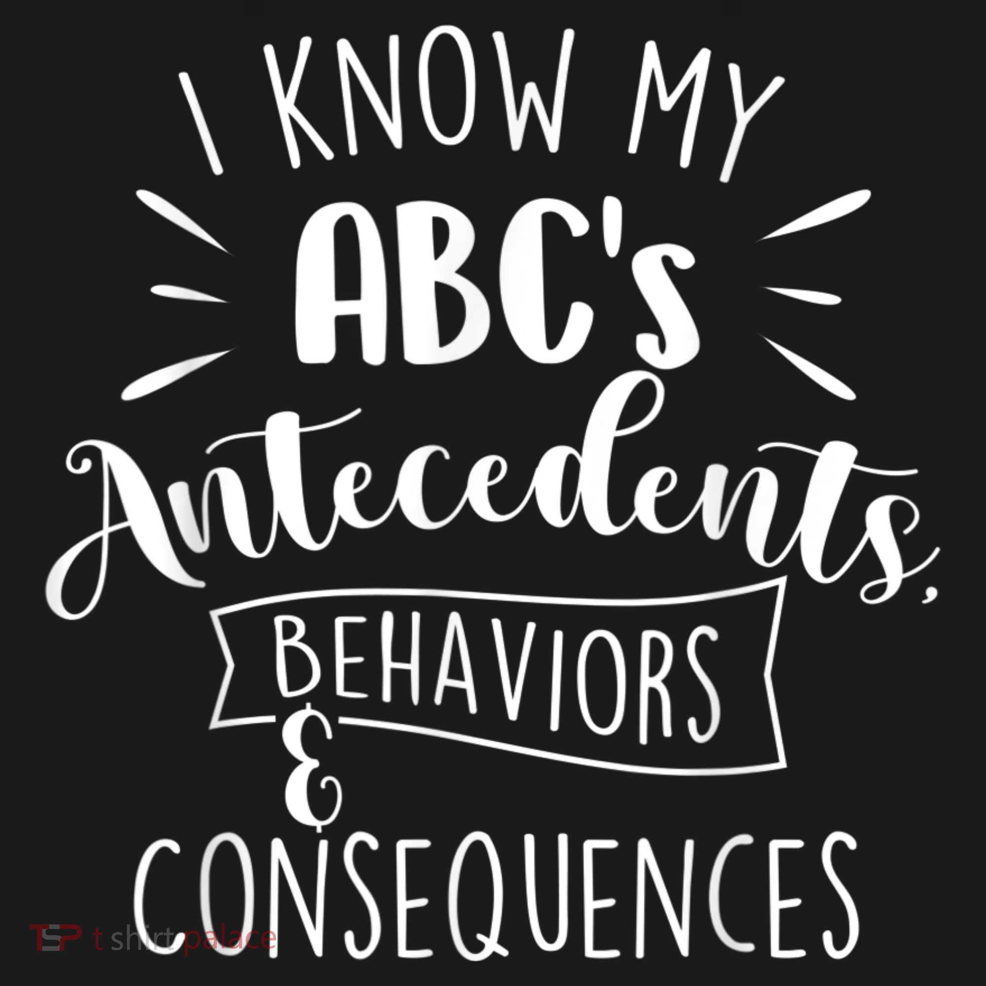 I Know My ABC's Behavior Analyst Therapist Psychologist Backpack