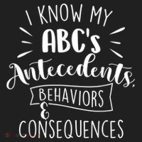 I Know My ABC's Behavior Analyst Therapist Psychologist Beanie thumb 2