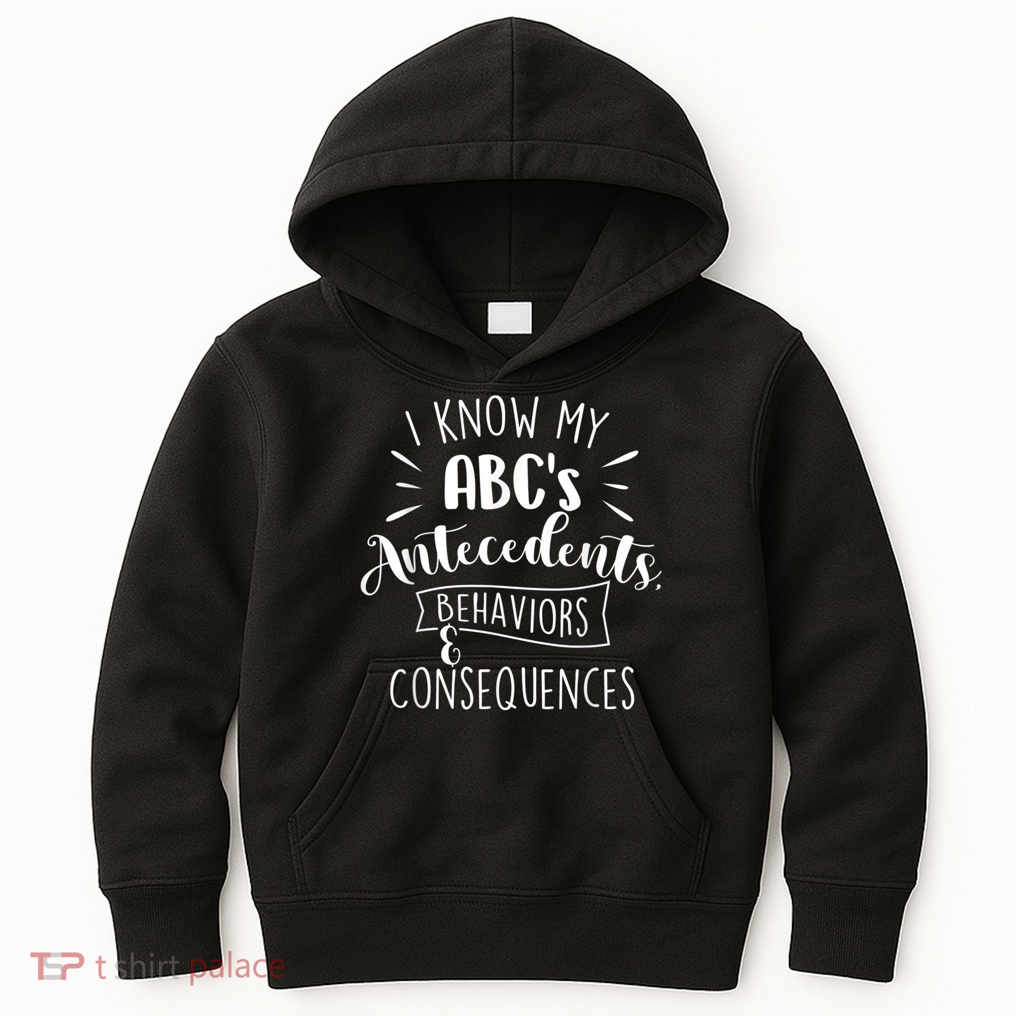 I Know My ABC's Behavior Analyst Therapist Psychologist Kids Hoodie