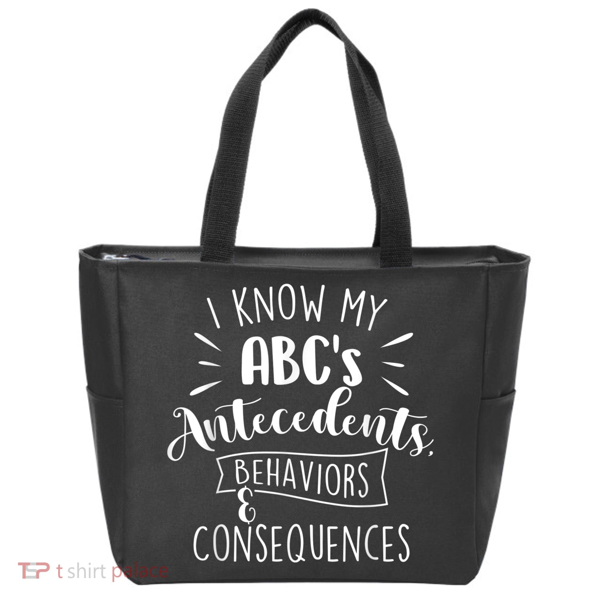 I Know My ABC's Behavior Analyst Therapist Psychologist Tote Bag