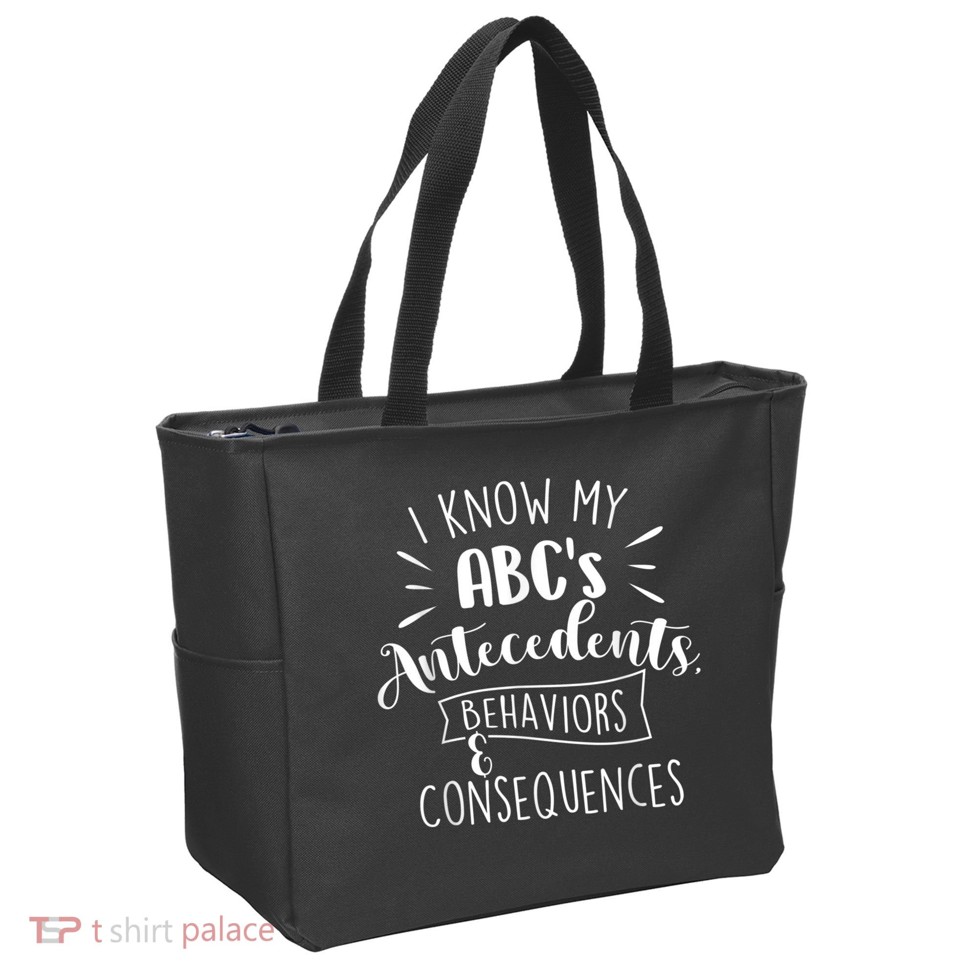 I Know My ABC's Behavior Analyst Therapist Psychologist Tote Bag