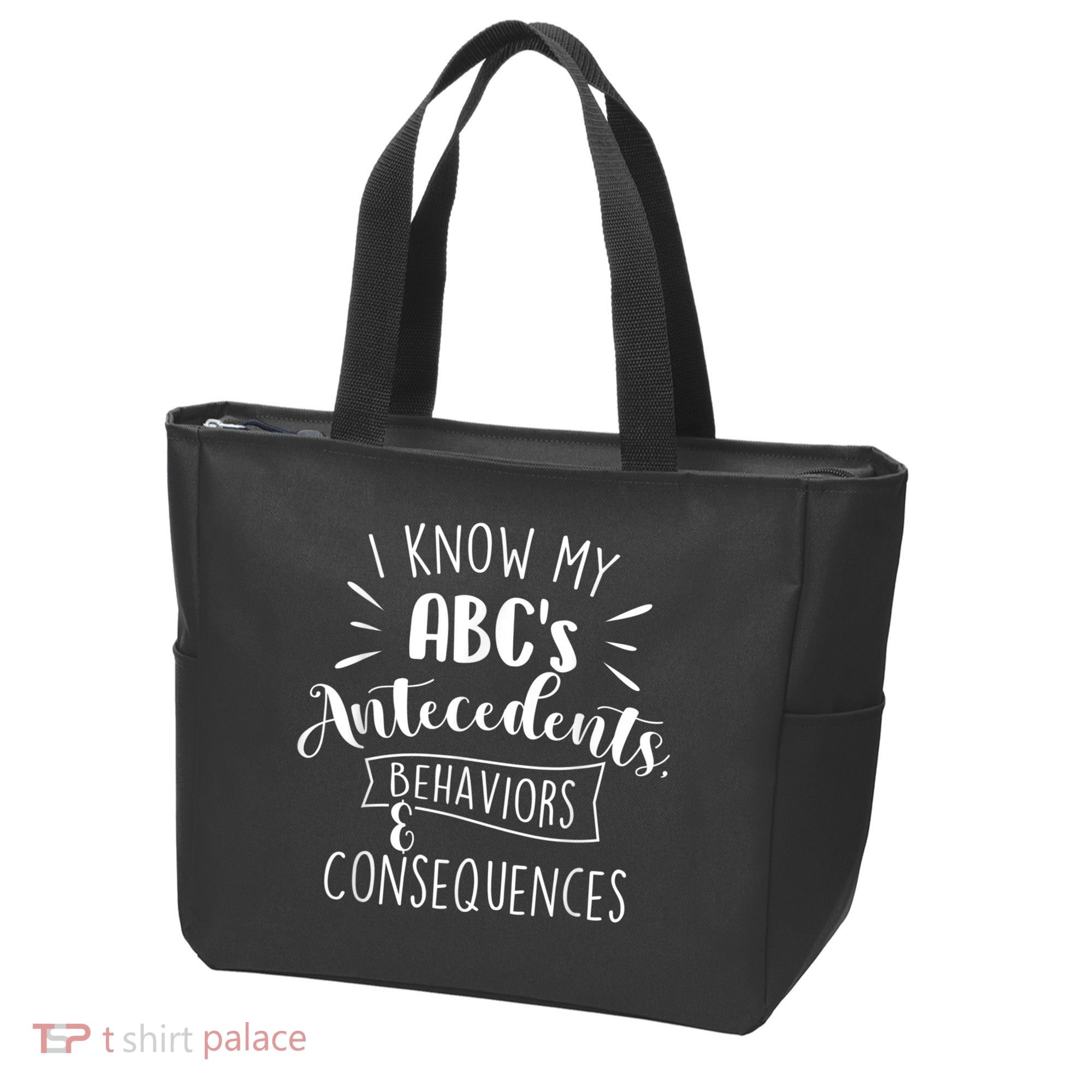 I Know My ABC's Behavior Analyst Therapist Psychologist Tote Bag