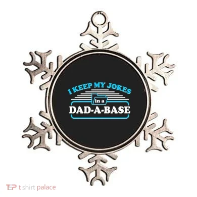 I Keep My Jokes In A DadABase Ornament