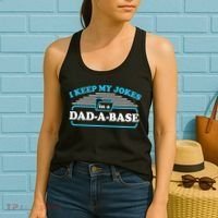 I Keep My Jokes In A DadABase Women's Tank Top thumb 2