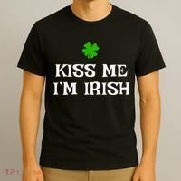 Irish Kiss Me Im Irish St Patricks Day T-Shirt thumb 3