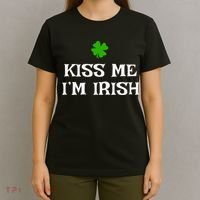 Irish Kiss Me Im Irish St Patricks Day T-Shirt thumb 4