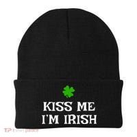 Irish Kiss Me Im Irish St Patricks Day Beanie thumb 0