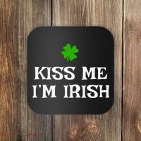 Irish Kiss Me Im Irish St Patricks Day Coaster thumb 0
