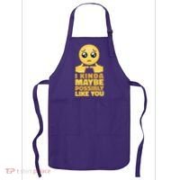 I Kind Maybe Possibly Like You Emoji Apron thumb 0