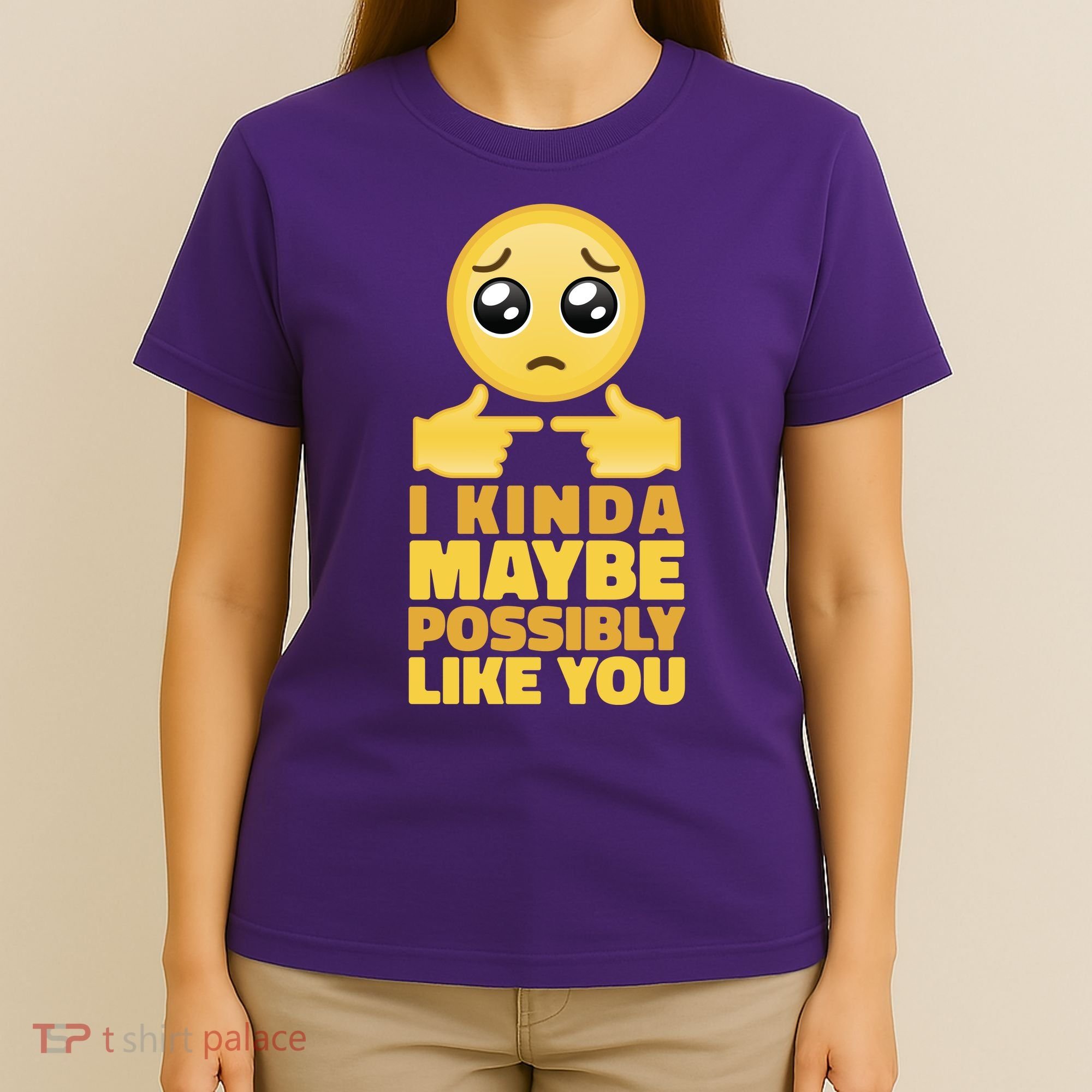 I Kind Maybe Possibly Like You Emoji T-Shirt
