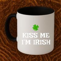 Irish Kiss Me Im Irish St Patricks Day Coffee Mug thumb 2