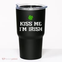 Irish Kiss Me Im Irish St Patricks Day Tumbler thumb 0