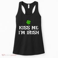 Irish Kiss Me Im Irish St Patricks Day Women's Tank Top thumb 0