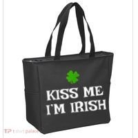 Irish Kiss Me Im Irish St Patricks Day Tote Bag thumb 2