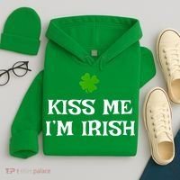 Irish Kiss Me Im Irish St Patricks Day Hoodie thumb 4