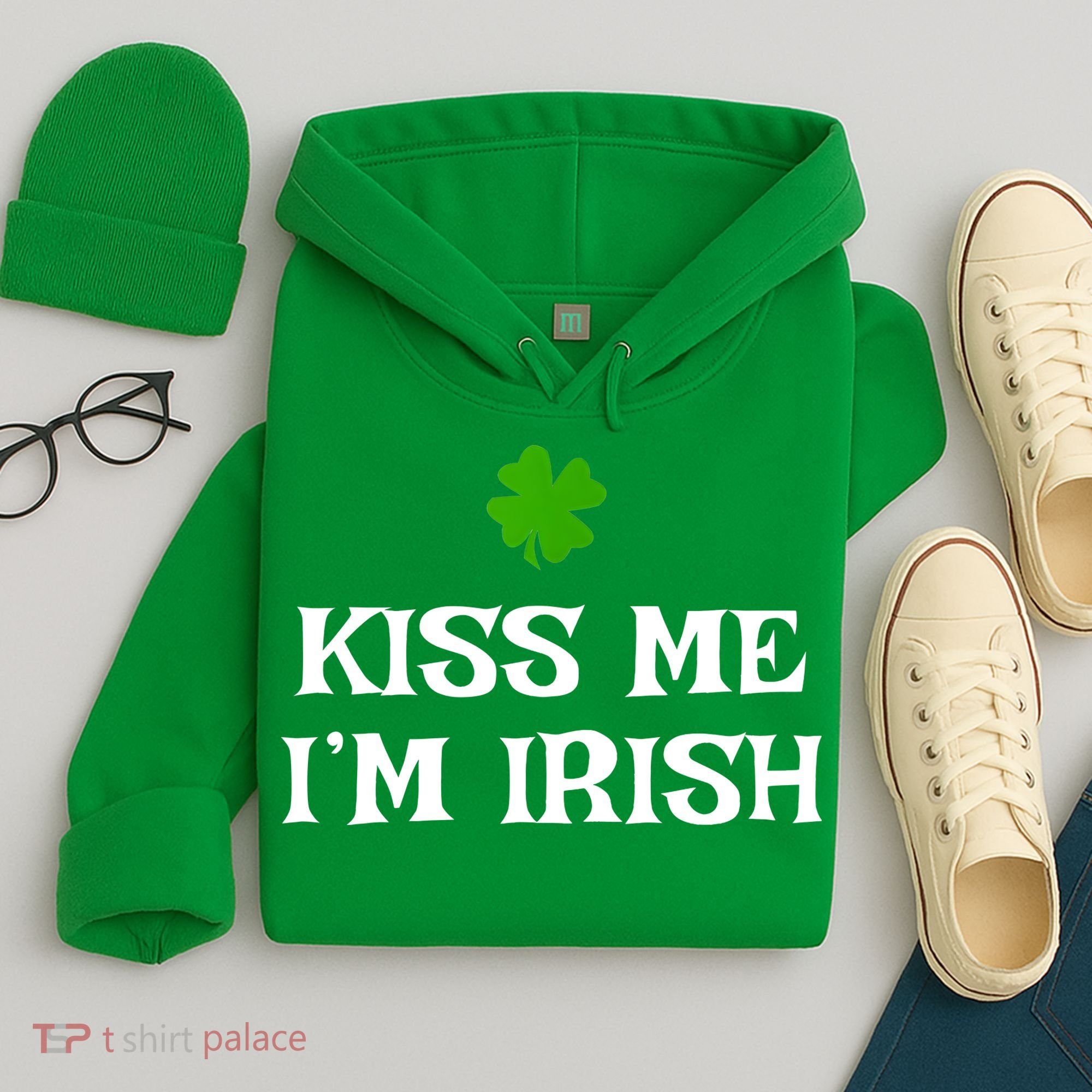 Irish Kiss Me Im Irish St Patricks Day Hoodie