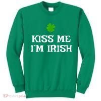 Irish Kiss Me Im Irish St Patricks Day Sweatshirt thumb 0