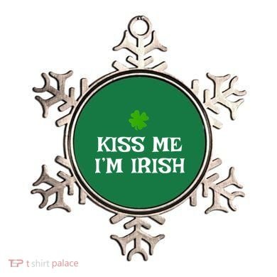 Irish Kiss Me Im Irish St Patricks Day Ornament